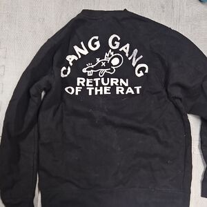 Black Graphic Men's Sweater
